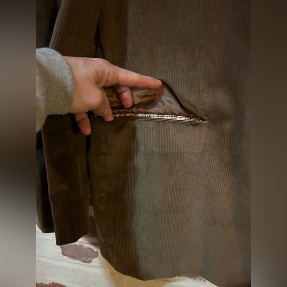 Saddlebred Chocolate Corduroy Men’s Blazer 48R - Picture 4 of 12